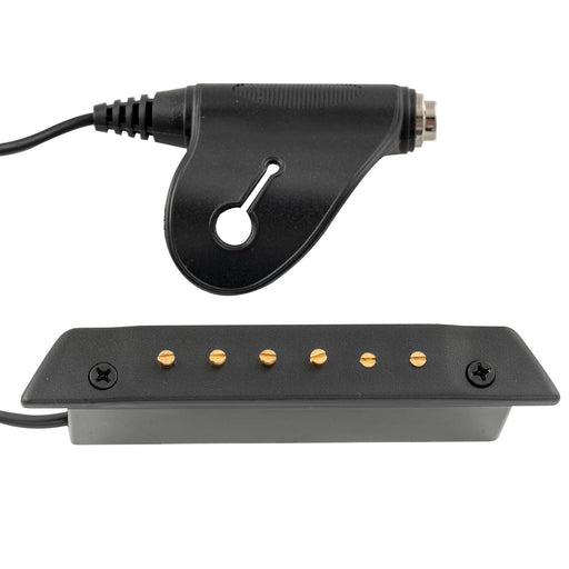 artec msp100 osj neodymium single coil soundhole pickup 6k with osj jack for acoustic guitar mx3291bk