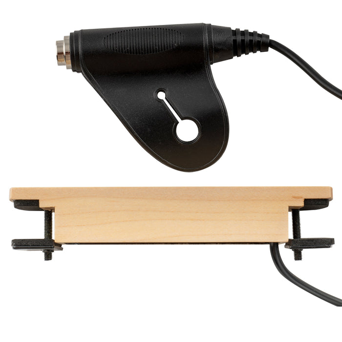 detail of artec wshd osj ceramic humbucker maple wood cover soundhole pickup 8 4k with osj jack for acoustic guitar mx3292mp