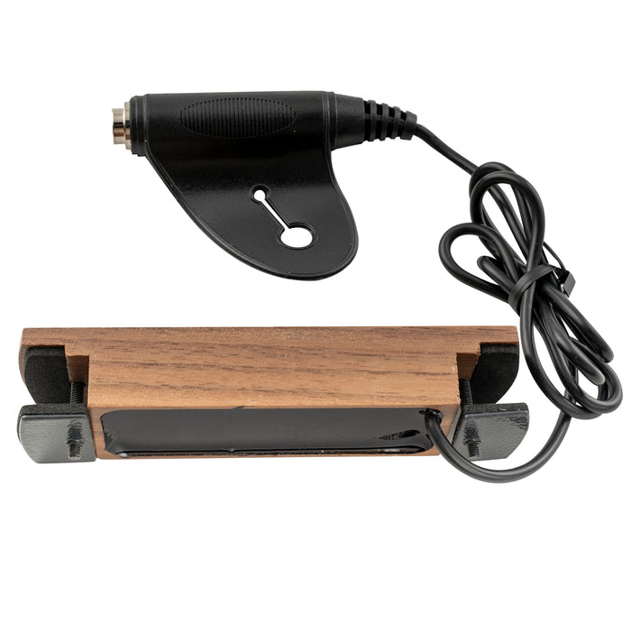 Part of artec wshd osj ceramic humbucker walnut wood cover soundhole pickup 8 4k with osj jack for acoustic guitar mx3292wl