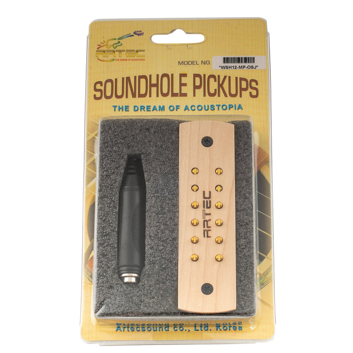 artec wsh12 osj alnico 5 humbucker maple wood cover soundhole pickup 9 6k with osj jack for acoustic guitar mx3293mp details