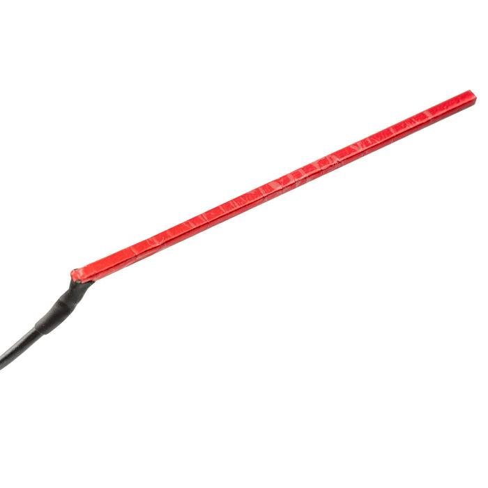 detail of musiclily basic transducer under bridge saddle ceramic piezo pickup for acoustic guitar 67mm 2mm mx3299