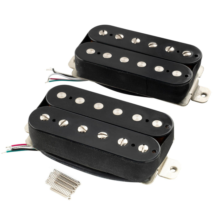 musiclily pro lp omha alnico 5 uncovered humbucker neck bridge pickups set 7 5k 16k for electric guitar mx3314bkmx3316bk details