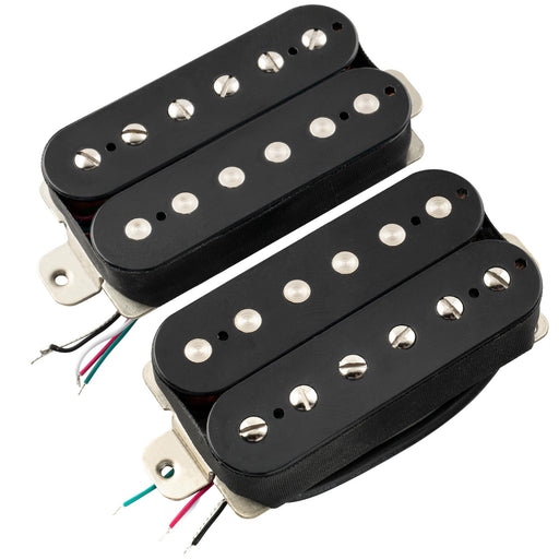 musiclily pro lp omha alnico 5 uncovered humbucker neck bridge pickups set 7 5k 16k for electric guitar mx3314bkmx3316bk