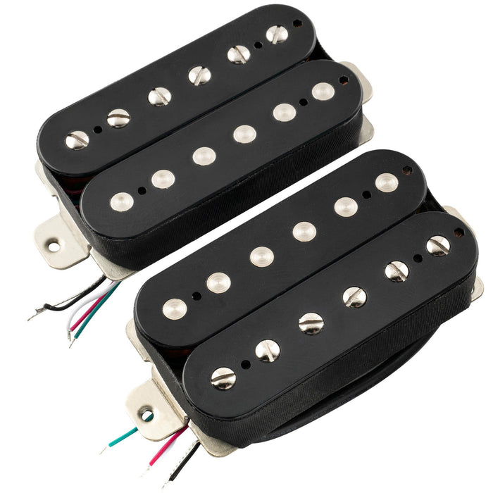 musiclily pro lp omha alnico 5 uncovered humbucker neck bridge pickups set 7 5k 16k for electric guitar mx3314bkmx3316bk