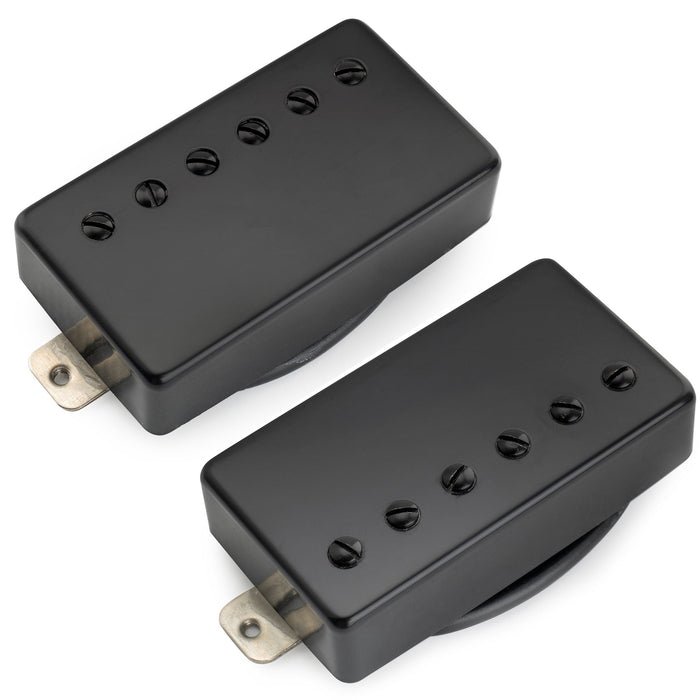 musiclily pro lp cmha alnico 5 covered humbucker neck bridge pickups set 7 5k 16k for lp style electric guitar mx3319bkmx3320bk