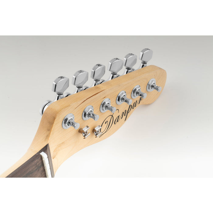 Clavija de afinación lateral de bajo con cabeza de máquina bloqueable sellada completamente Musiclily Pro R18T individual, relación 18:1, con botón hexagonal para guitarra eléctrica estilo Strat/Tele