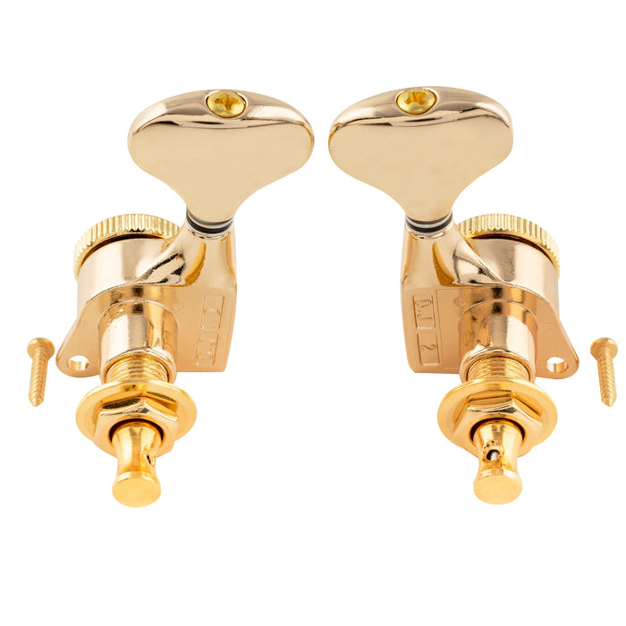 detail of musiclily pro 3r3l 18 1 ratio full sealed locking machine heads tuners tuning pegs keys with y style button 45 degree screw for acoustic electric guitar mx3346 3mx3347 3p