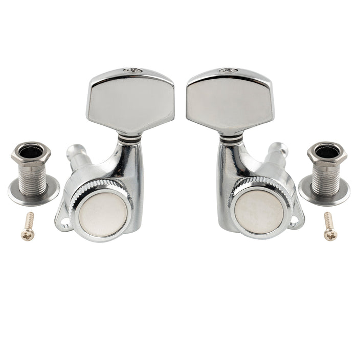 Part of musiclily pro 3r3l 18 1 ratio full sealed locking machine heads tuners tuning pegs keys with big hex button 45 degree screw for acoustic electric guitar mx3348 3mx3349 3p