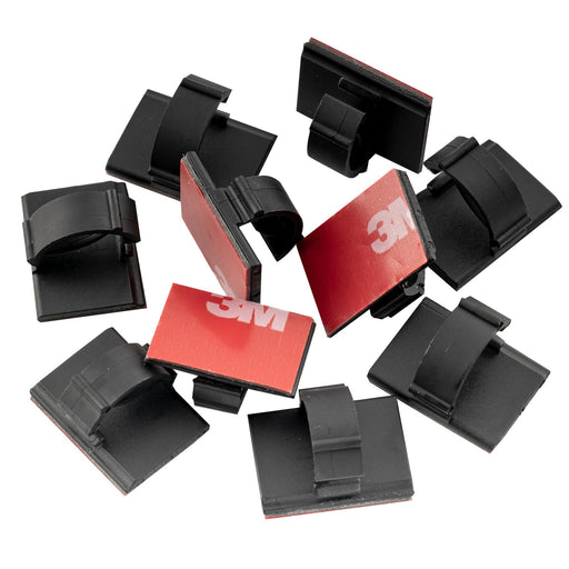 musiclily basic 19x14mm self adhesive wire clips for acoustic guitar pickup mounting mx3352 10