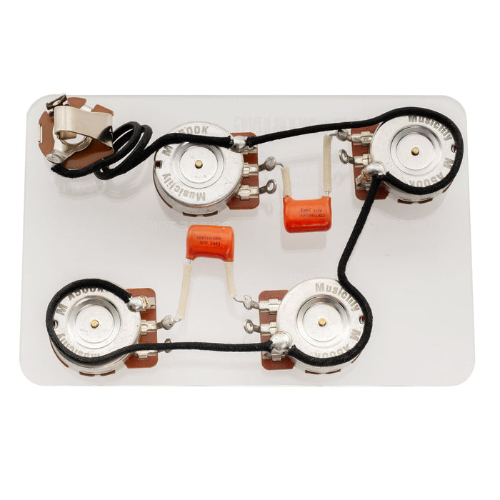 Musiclily Pro LP STD Modern 60s Pre-wired Wring Harness Kit Upgrade for Epiphone LP Style Electric Guitar Switch