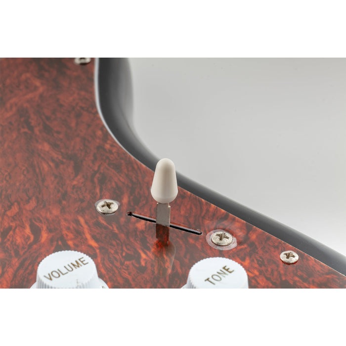 Musiclily Ultra インチ/ミリ互換 5wayスイッチチップ STレバースイッチノブ Fender/Squier Stratストラトスタイルなエレキギター用 エイジドホワイト(2個セット)