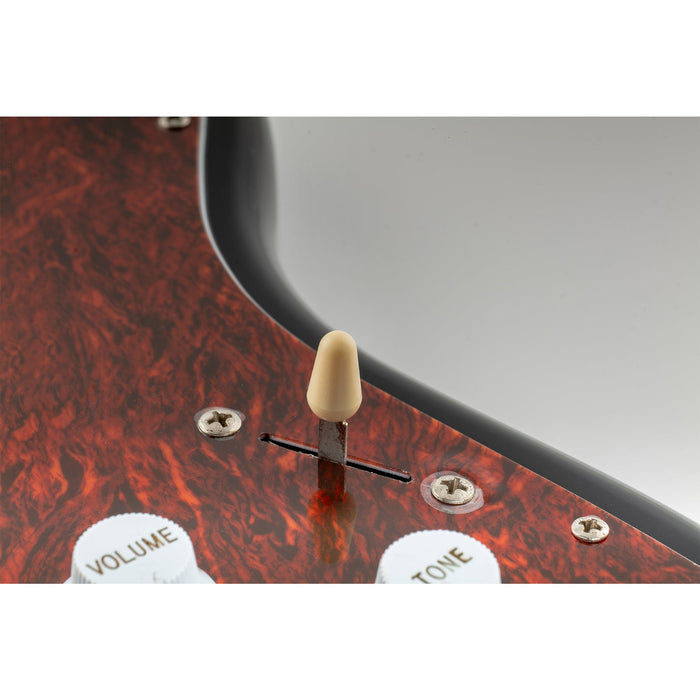 Application of musiclily ultra universal guitar 5 way switch tips pickup selector lever switch knobs for fender squier strat style electric guitar mx3368 2p