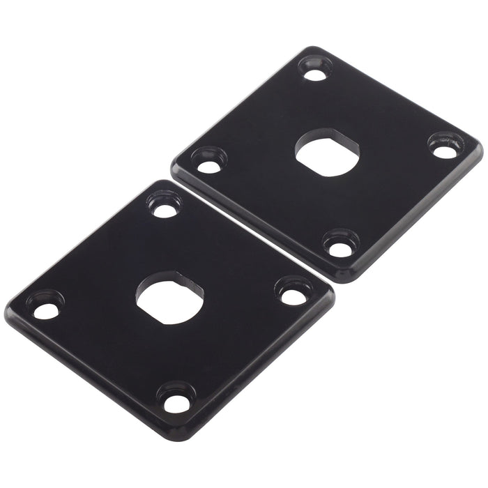 Part of musiclily pro plastic input jack plate square output socket jackplate for epiphone lp style electric guitar 2 pcs