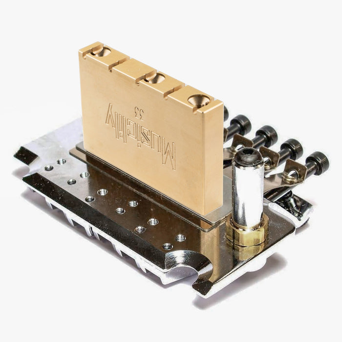 Application of musiclily ultra full solid brass block for electric guitar gotoh ge1996t floyd rose locking tremolo bridge mx3396p