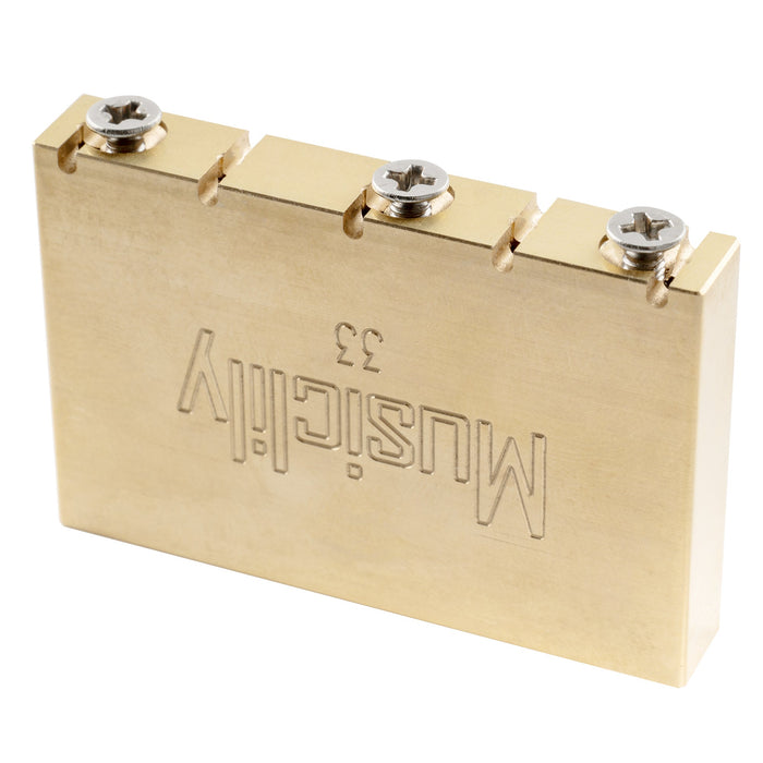 details of musiclily ultra full solid brass block for electric guitar gotoh ge1996t floyd rose locking tremolo bridge mx3396p