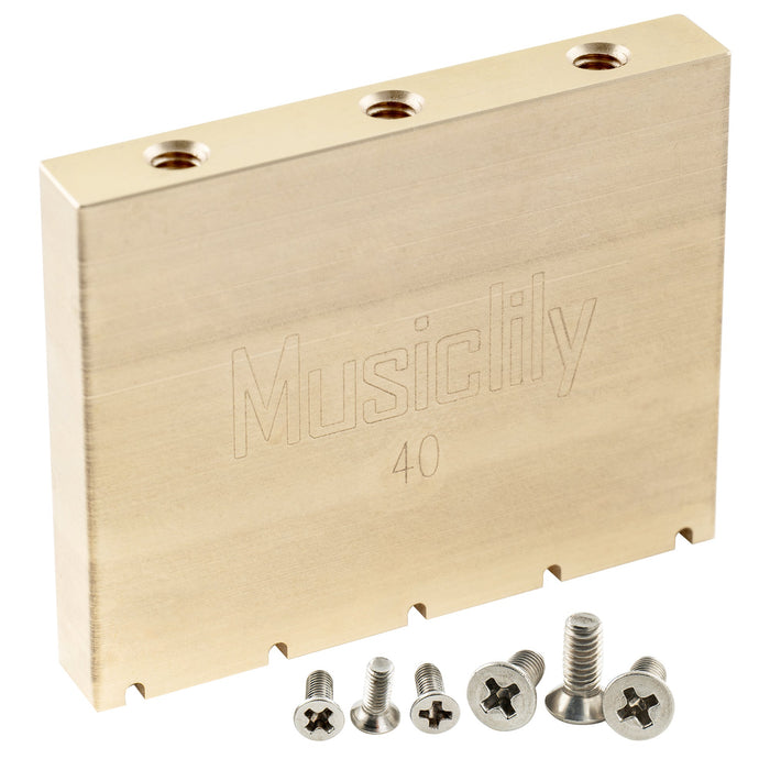 musiclily ultra full solid brass block for electric guitar gotoh ge1996t floyd rose locking tremolo bridge mx3396p