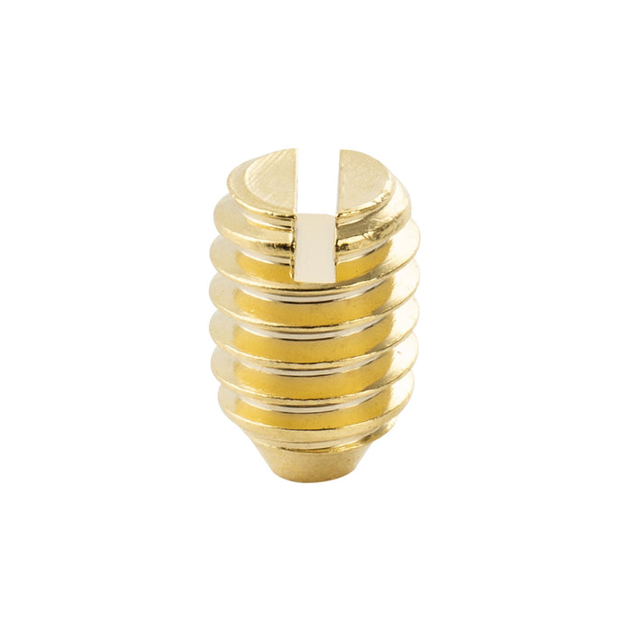 Tornillos de fijación de punta cónica ranurada de acero inoxidable Musiclily Pro UNC#8-32X1/4 pulgadas para perillas de control estilo Fender Tele, juego de 10