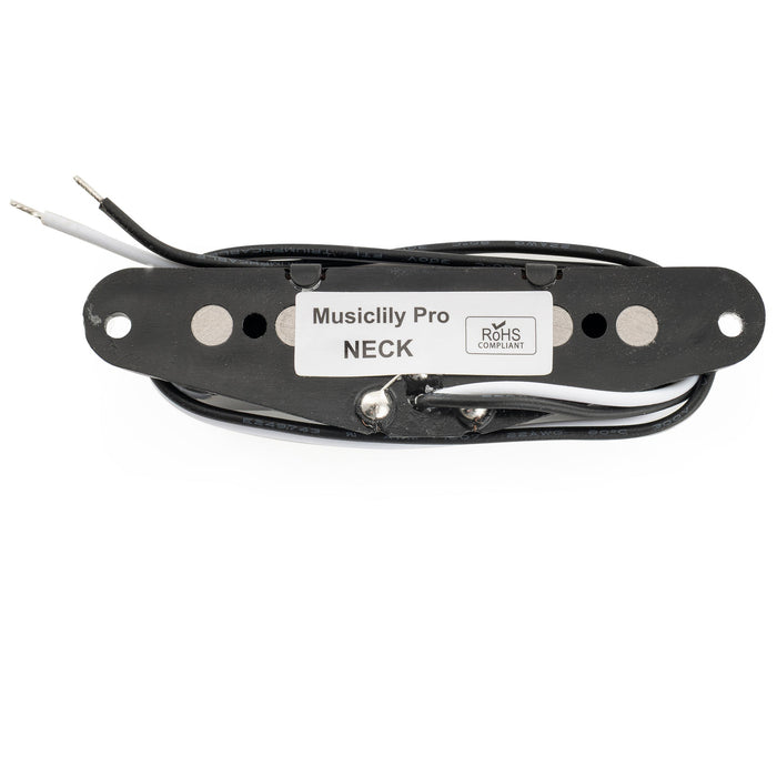 Pastilla de bobina simple Musiclily Pro TL-60S de Alnico 5 para mástil, 8.2K, para guitarra eléctrica estilo Tele