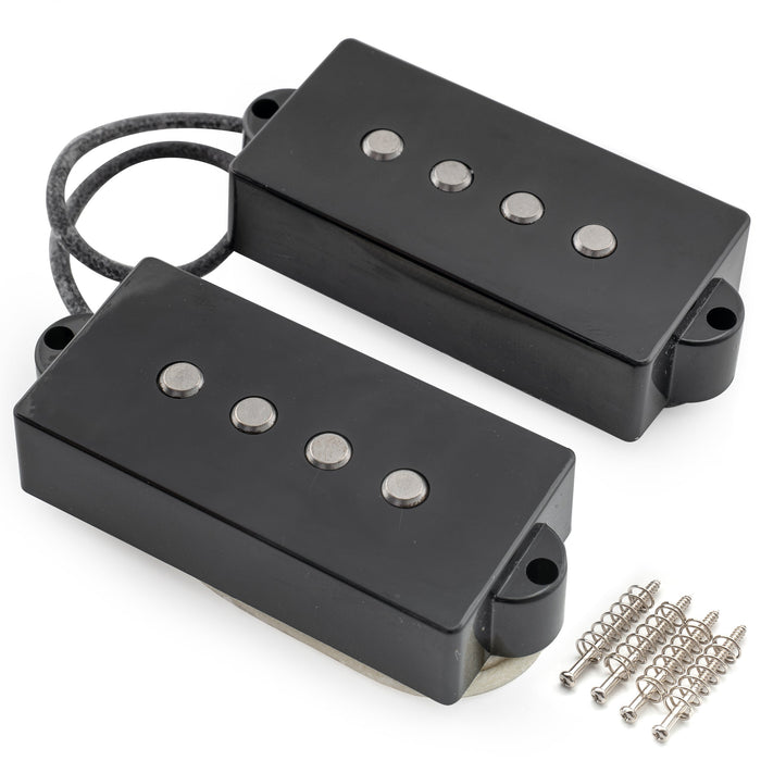 musiclily pro pb 60s alnico 5 single coil pickups set 10 5k for precision bass style bass mx3426bk details