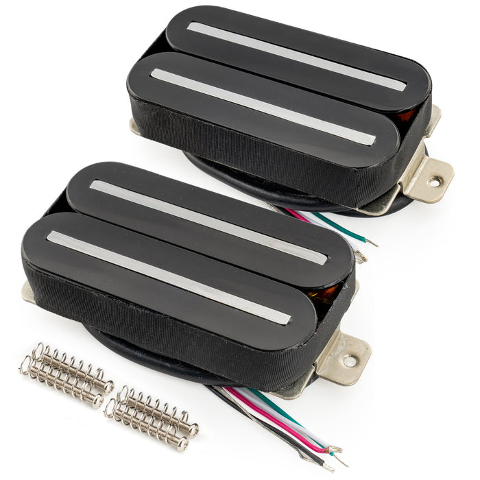 Musiclily Pro HH-DJRC Keramik-Rail-Blade-Humbucker Steg-Tonabnehmer 14,5K für E-Gitarre