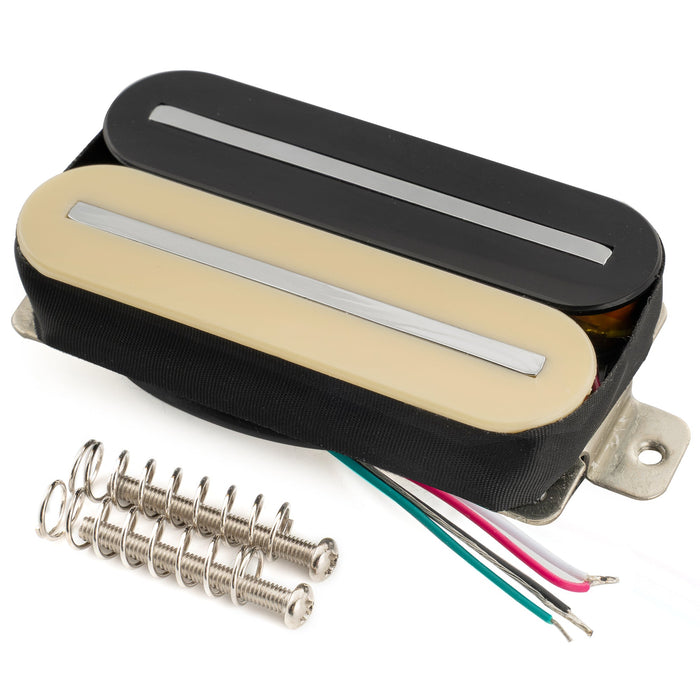 Musiclily Pro HH-DJRC Keramik-Rail-Blade-Humbucker Steg-Tonabnehmer 14,5K für E-Gitarre