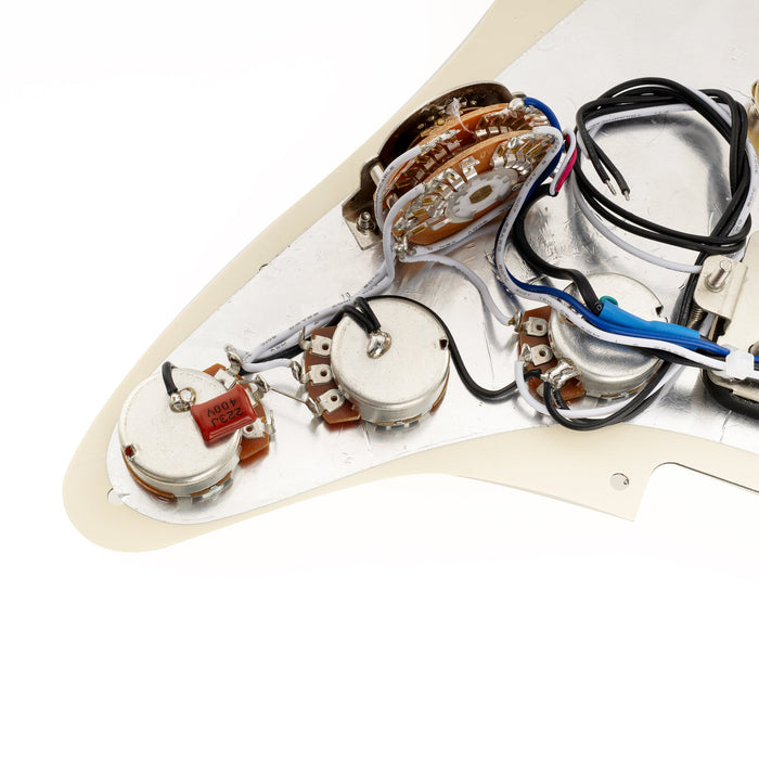 Musiclily Pro-SE ST-HSS-60SE Battipenna precablato con pickup Alnico 5 e interruttore a 5 vie per chitarra elettrica stile Strat