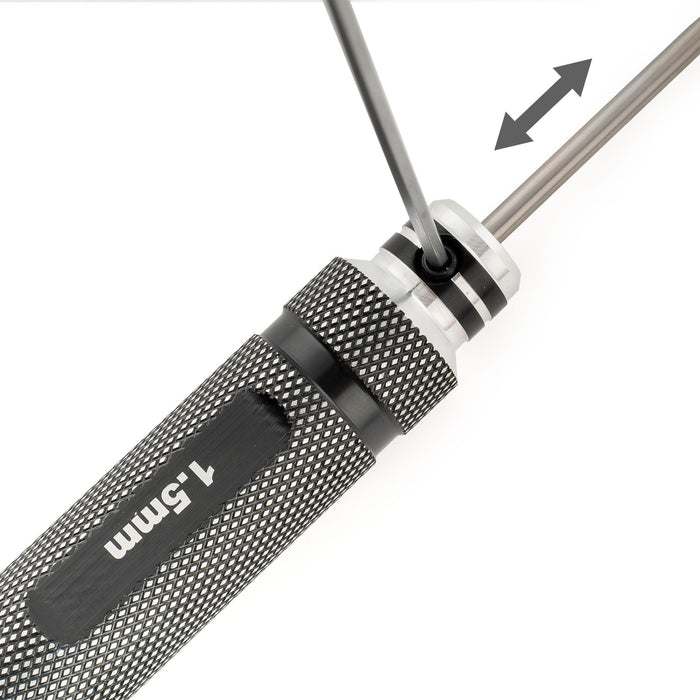 detail of musiclily pro high speed steel metric 1 5mm hex screwdriver hex key wrench for guitar bass bridge saddles or knobs adjustment mx3446