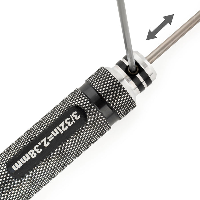 detail of musiclily pro high speed steel 3 32 inch hex screwdriver hex key wrench for guitar bass bridge saddles or knobs adjustment mx3449