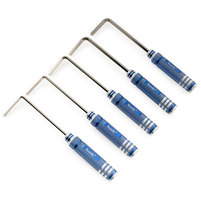 Part of musiclily pro hardened steel 5pcs allen keys hex wrenches set for guitar bass truss rod adjustment mx3470