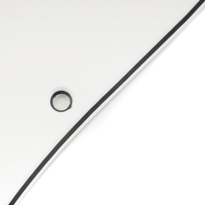 Musiclily Pro 11穴 ST HHピックガード カバードハムバッカー 2ポット穴 Fender Squier Stratストラトエレキギター用 4プライ エイジドホワイトパール