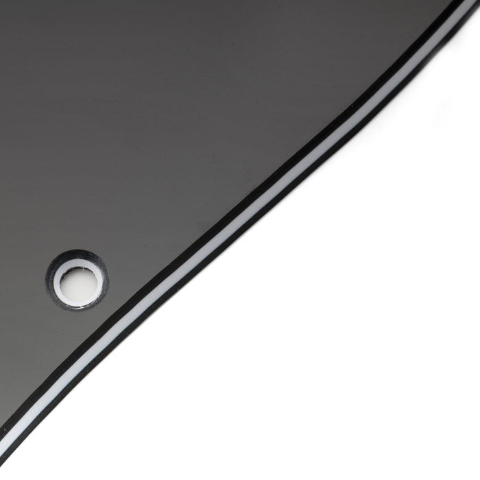 musiclily pro 11 holes st hh guitar pickguard with round corner uncovered humbucker 2 pot mini switch layout for fender squier strat style electric guitar mx3484p, mint green