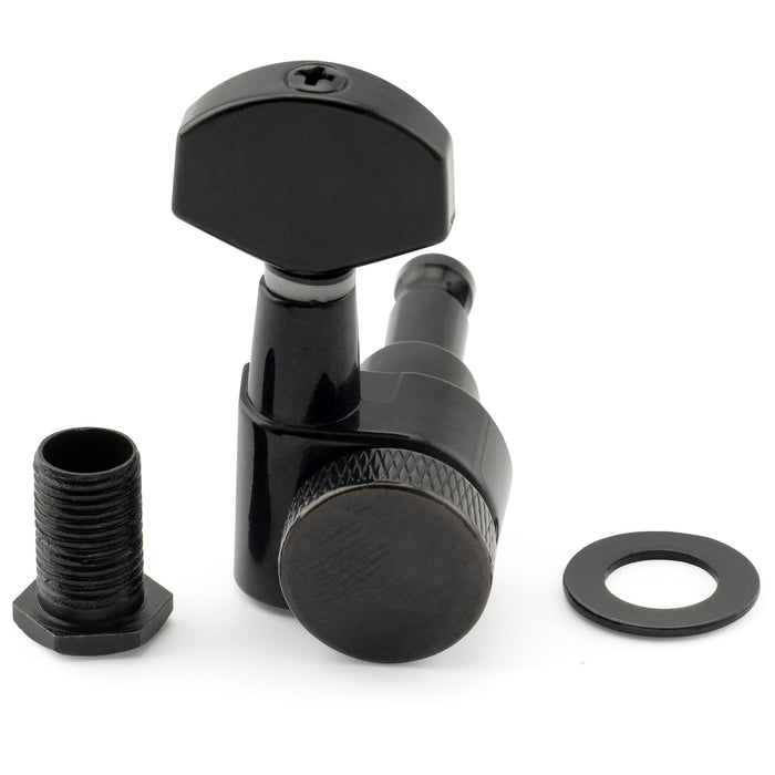 Part of musiclily pro 6 in line 15 1 ratio 2 pin full sealed locking machine heads tuners tuning pegs keys with hex button for sq strat tele style electric guitar mx3491 6p