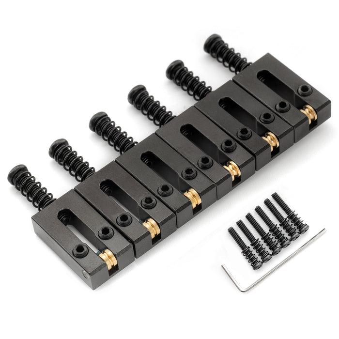 Part of musiclily ultra 10 8mm full solid brass modern style roller saddles for strat tele style electric guitar bridge mx3494 3mx3495 3p