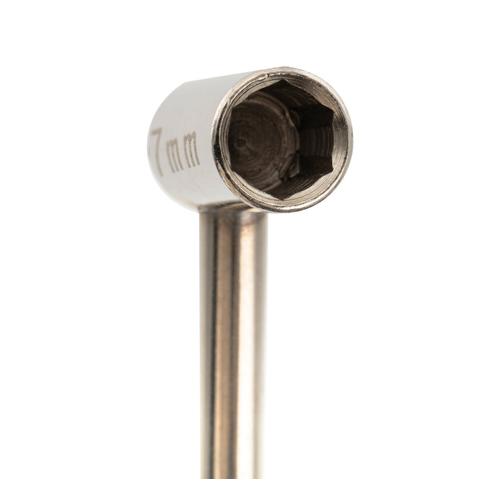 Musiclily Pro 硬化鋼 ミリ規格7mm ボックスレンチ パイプレンチ 六角ソケット ギターベーストラスロッド調整用