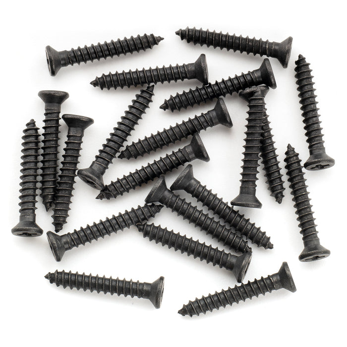 Musiclily Ultra Metric M2.6x16mm Stainless Steel Neck Humbucker Mounting Ring Screws Phillips Flat Head Countersunk for Electric Guitar (Set of 20)