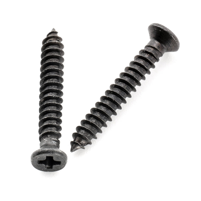 Musiclily Ultra Metric M2.6x18mm Stainless Steel Bridge Humbucker Mounting Ring Screws Phillips Flat Head Countersunk for Electric Guitar (Set of 20)