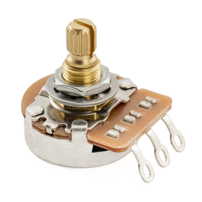 Musiclily Pro HD B1M Pot Brass Metric Split Short Shaft 6.5mm Linear Taper Potentiometer for Electric Guitar Bass