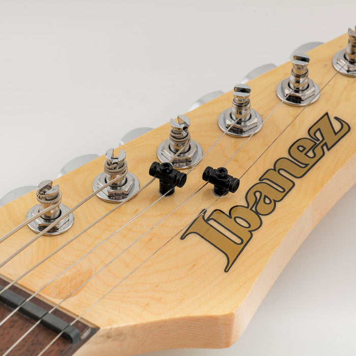 Musiclily Pro Guides-Cordes de Style Barillet en Acier pour Guitare Électrique, Noir (Lot de 2)