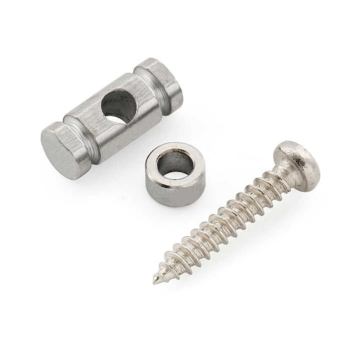 Musiclily Pro Guides-Cordes de Style Barillet en Acier pour Guitare Électrique, Noir (Lot de 2)