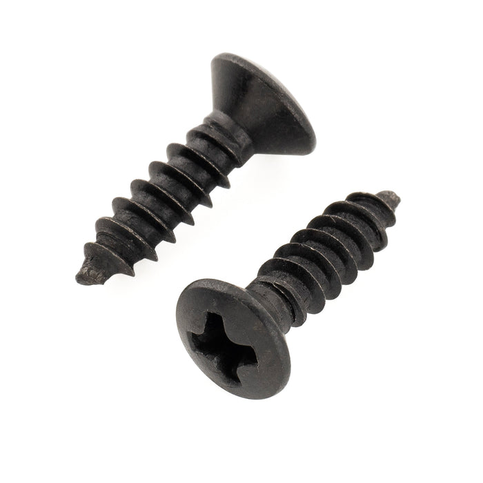 Musiclily Ultra 2.5x10mm Stainless Steel Truss Rod Cover Mounting Screws Countersunk for Epi Style Electric Guitar (Set of 10)