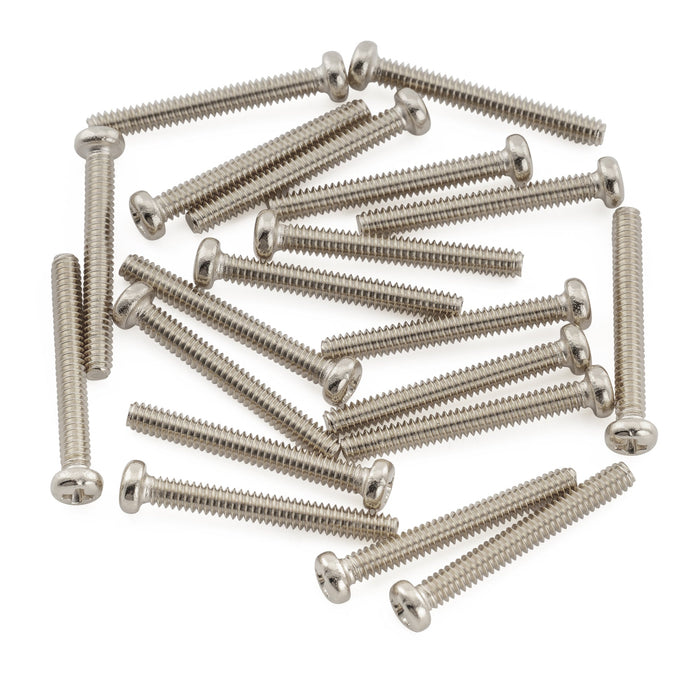 Musiclily Ultra UNC#3-48X0.78 Inch (2.5x20mm) Stainless Steel Humbucker Pickup Mounting Screws for Fender USA and MIM Electric Guitar (Set of 20)