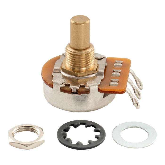 Musiclily Pro HD A1M+B1M Potis Messing Vollständig Kurzer Schaft 1/4 Zoll Audio Linearer Tonabnehmer für Jazzmaster Jaguar-Stil E-Gitarre und Bass (Satz von 1A1B)