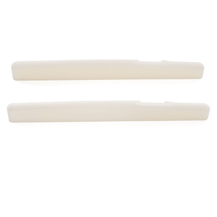 Musiclily Pro 75x3x10mm Flat?Bottom Compensated Bone Saddles for 6 String YA Style FG Series Acoustic Guitar (Set of 2)