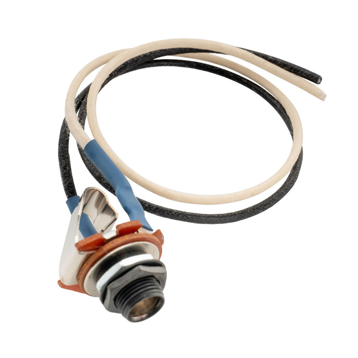 Musiclily Pro Pre-wired Mono Output Jack Socket 1/4 inch 6.35mm for Electric Guitar Bass