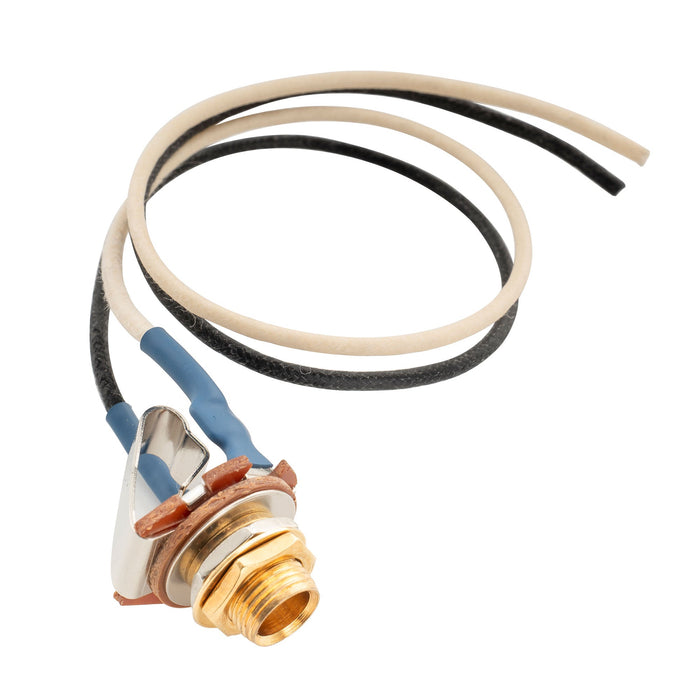 Musiclily Pro Pre-wired Mono Output Jack Socket 1/4 inch 6.35mm for Electric Guitar Bass