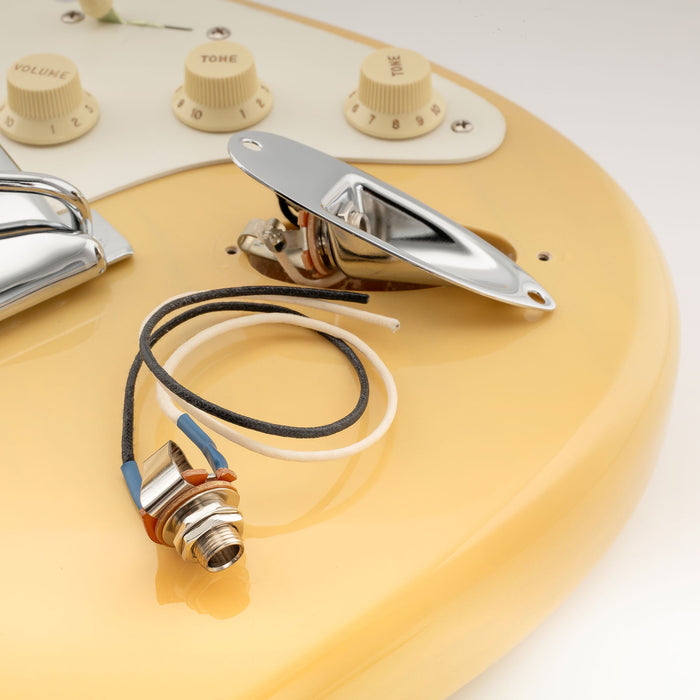 Musiclily Pro Pre-wired Mono Output Jack Socket 1/4 inch 6.35mm for Electric Guitar Bass