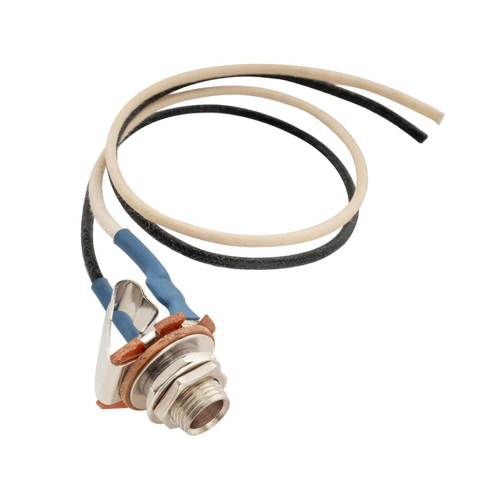 Musiclily Pro Pre-wired Mono Output Jack Socket 1/4 inch 6.35mm for Electric Guitar Bass