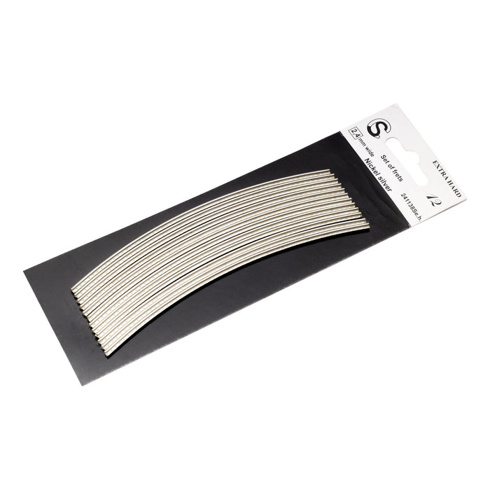 sintoms 241138 nickel silver extra hard 2 4mm medium fret wire set for fender style electric guitar mx5017