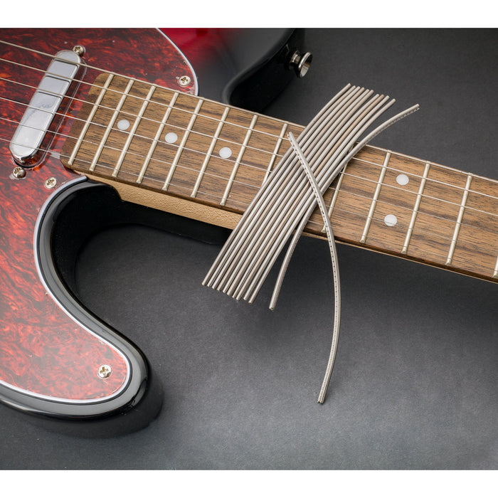 Application of sintoms ti230140 titanium 2 3mm medium fret wire set for fender style electric guitar mx5023