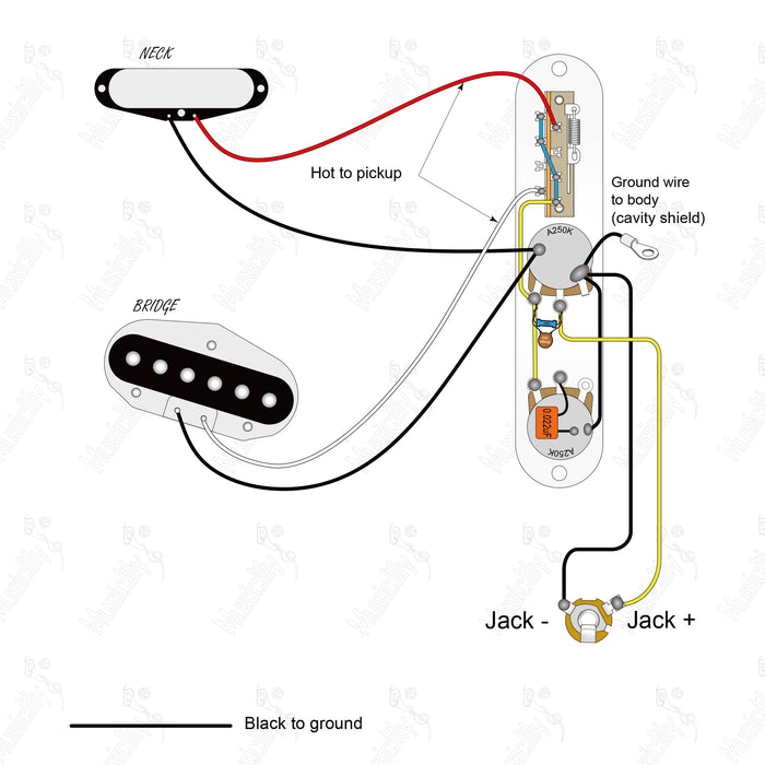 American Style Standard Tele-SS With Musiclily Basic Pickup Wiring Diagram